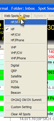 DXSM Eeb spots list