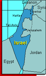 Map of Israel